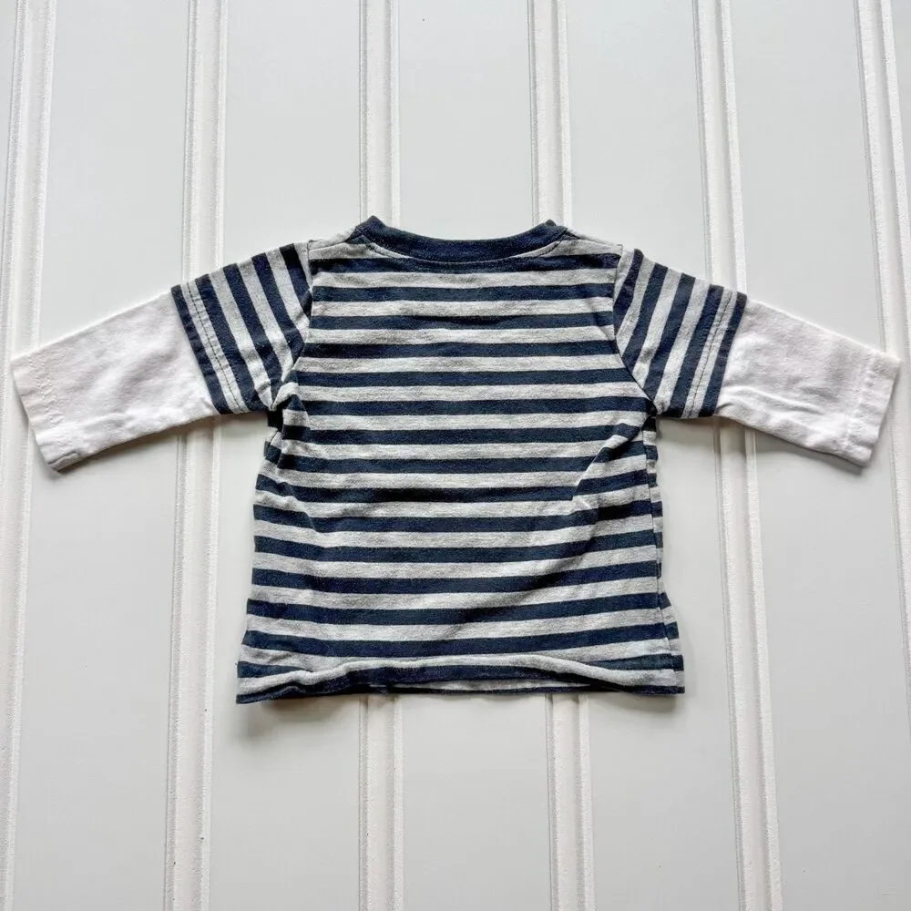 4/$10 - Carter's “I’m a Classic” Cotton Baby Boys Long Sleeve Shirt | 3 Months